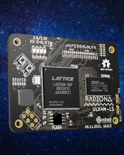 Blending ULX4M - NLnet funded FPGA board