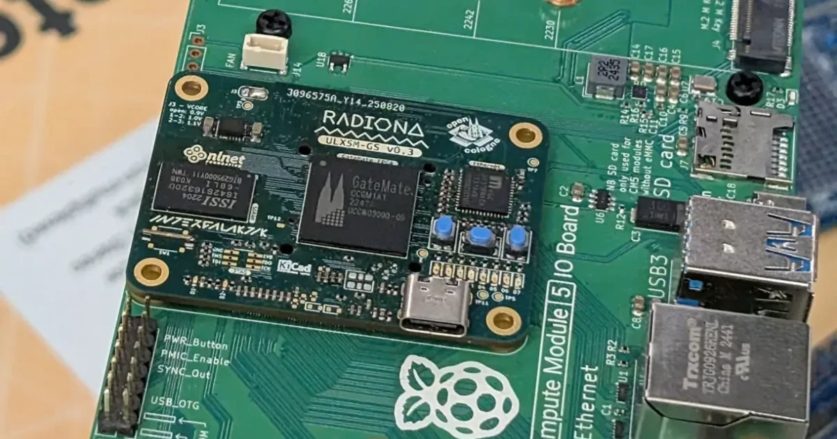 Gs Gate Module Heise.de Covers ULX5M-GS FPGA Module with GateMate Chip | Intergalaktik